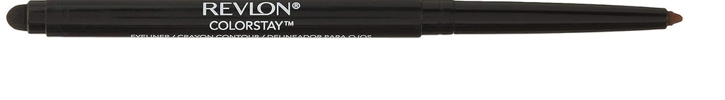 Revlon ColorStay Pencil Waterproof Eyeliner, Smudge-Proof, Eye Makeup with Built-In Sharpener, Long-Lasting, Matte Finish, 202 Black Brown, 0.01 oz