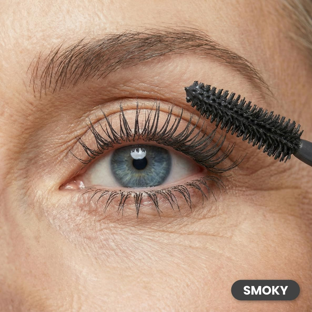 Prime Prometics PrimeLash Mascara for Older Women – Volumizing, Incredible Length in 2 Coats – Long-Stay, Zero Clumps, Hypoallergenic (Black)