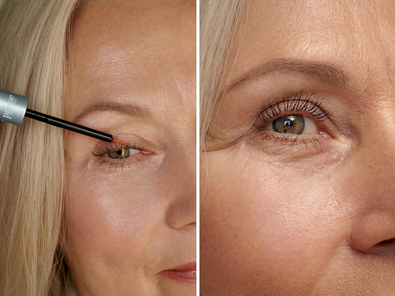 Prime Prometics PrimeLash Growth Serum for Women Over 50 – Grow More Lashes – Thick, Strong, Lifted – in 1 Swipe a Night, Vitamin Infused, For Sensitive Eyes